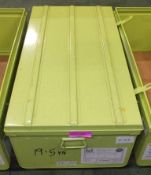 Metal Storage Chest L1000 x W560 x H380mm - Lime green