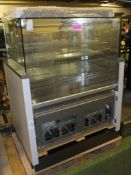 Nuttall ASD Panini MK2 Square Glass Kiosk RDM-TEV-R404a Refrigerated Cabinet.