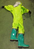 Hazmat Protection Suit