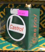 Castrol Oil Can - Rectangular.