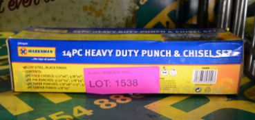 Heavy Duty Punch & Chisel Set.