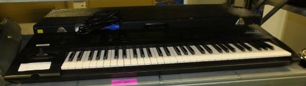 KORG 01/W Electric Keyboard with carry case