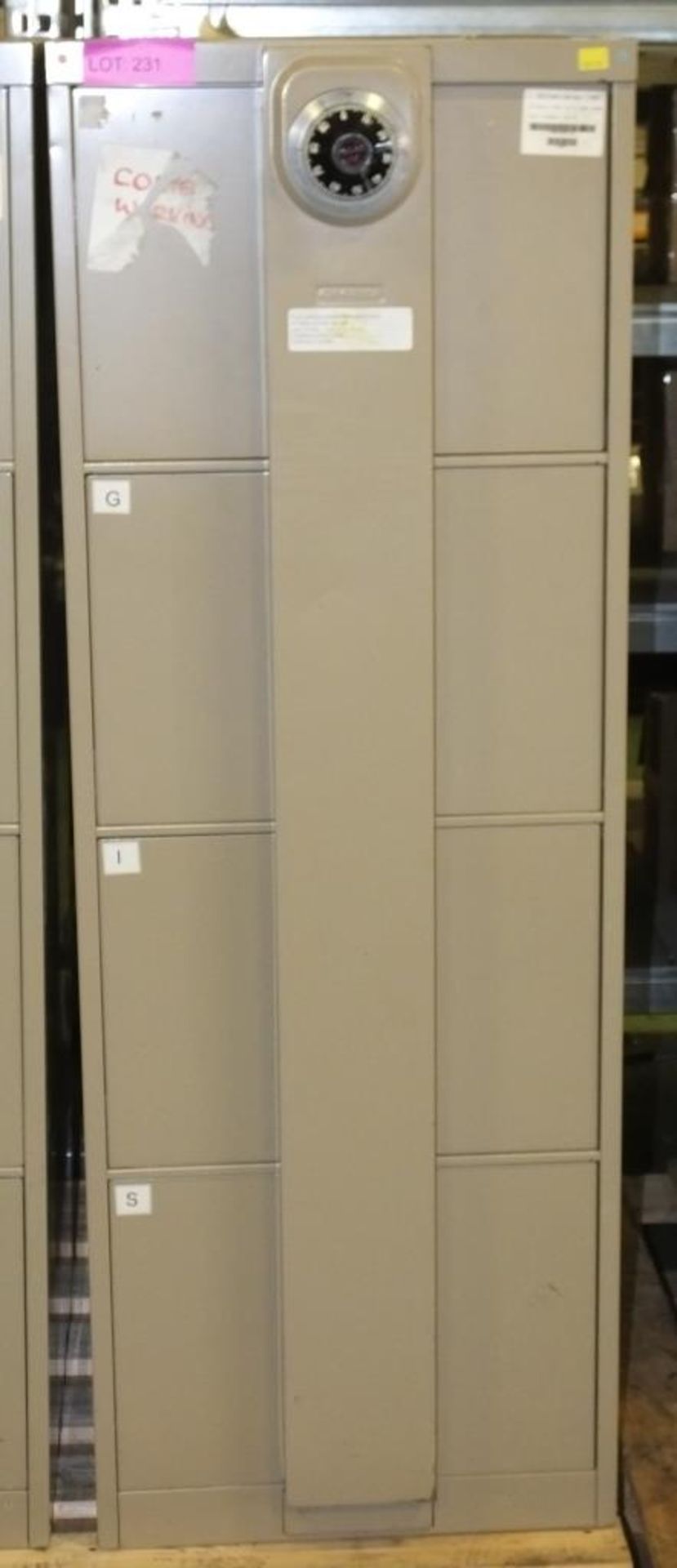 4 Drawer Filing Cabinet With Combination Spin Lock Bar W470 x L700 x H1320mm