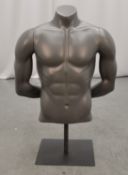 Mannequin - Male Bust with Arms Behind.