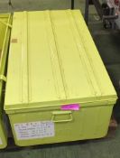 Metal Storage Chest L1000 x W560 x H380mm - Lime green