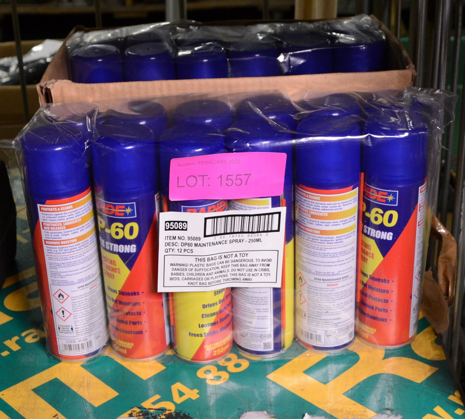 24x Cans Lubricating Spray.