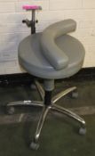 Rotating Chair on wheels