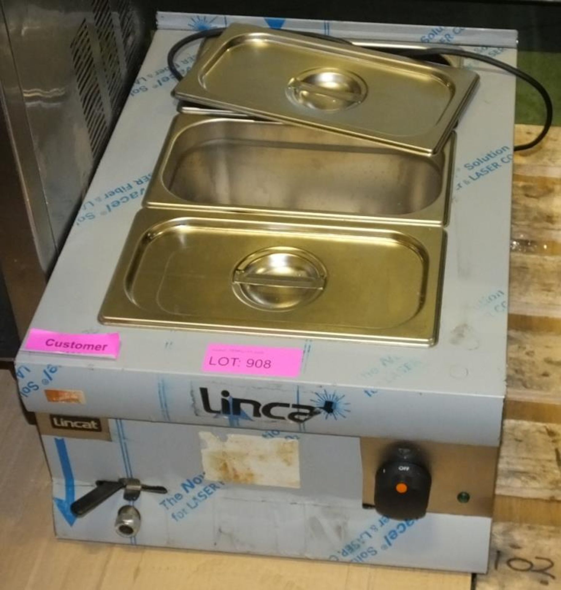 Lincat WEE/FG0049TZ 1000W Triple Bain Marie.