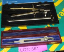 6 inch Proportional Compasses in a case, Staedtler Mars Compass Set
