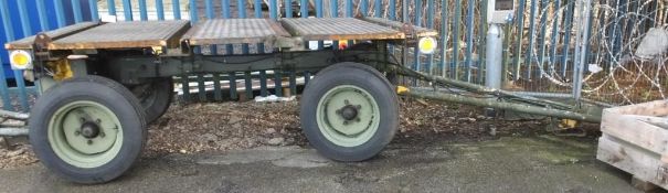 Axle Drawbar trailer L4600 x W1870 x H980 mm - COLLECTION ONLY