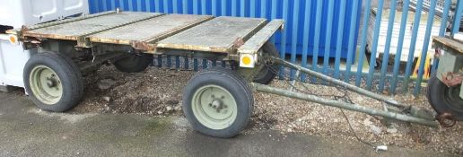 Axle Drawbar trailer L4600 x W1870 x H980 mm - COLLECTION ONLY