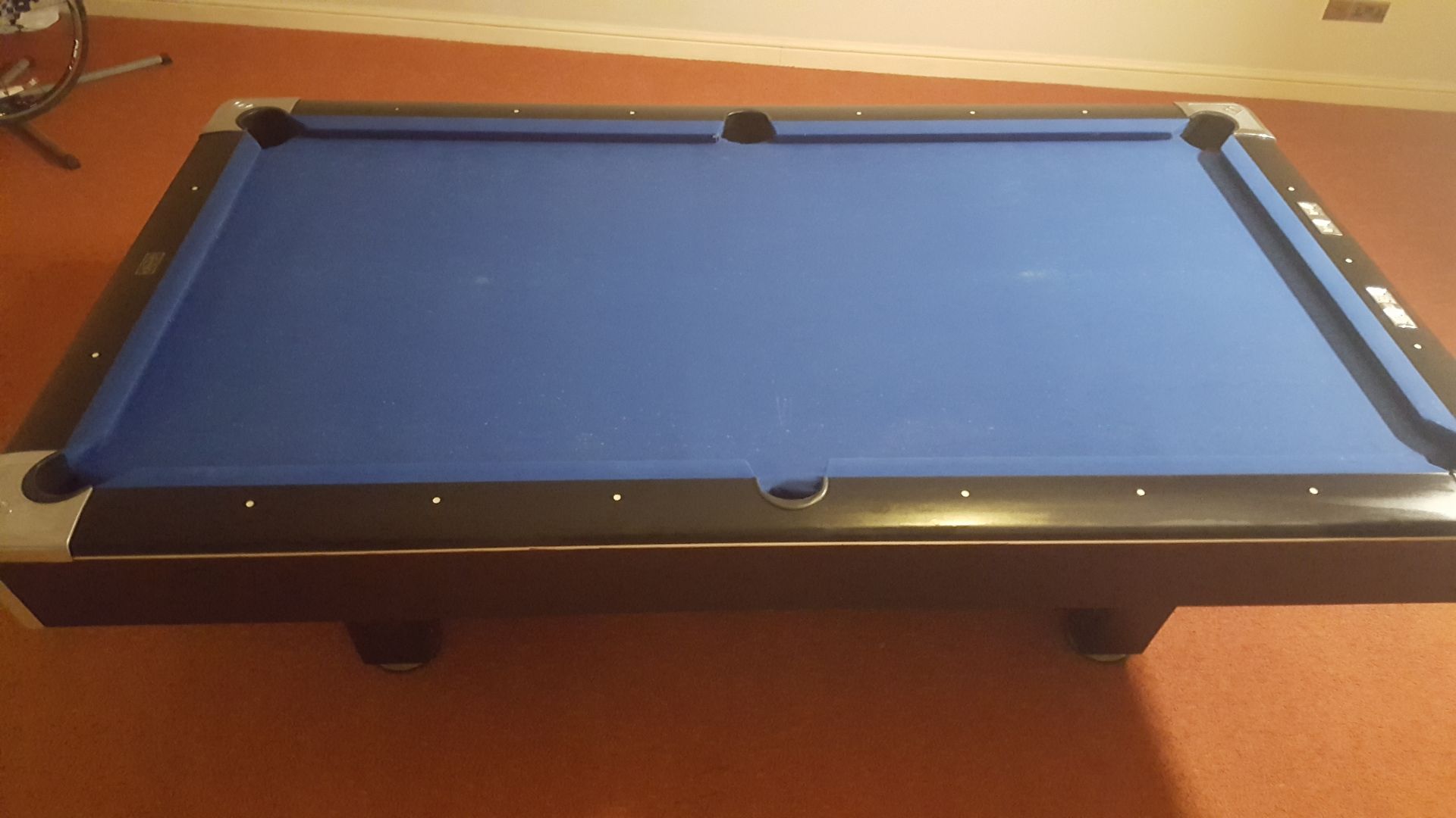 Brunswick American Pool Table (Viewing by appointment) with 1" Slate Bed in 3 Sections. Go - Image 8 of 8