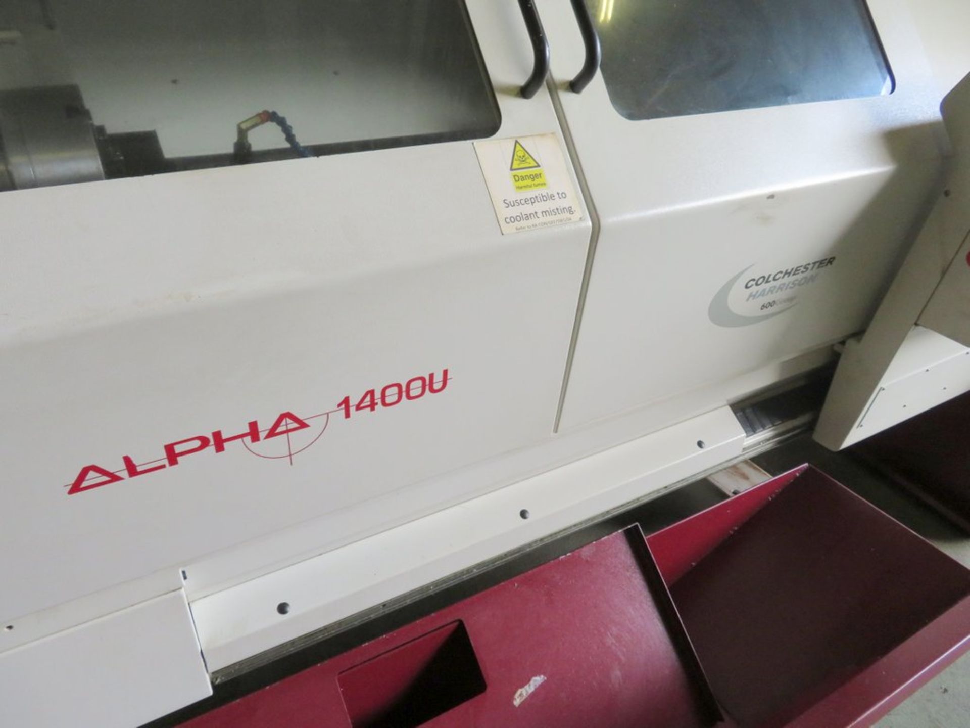 2007 Colchester Harrison Alpha 1400U CNC Lathe. - Image 9 of 23