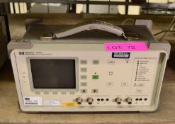 Hewlett Packard 37722A Digital Telecom Analyzer