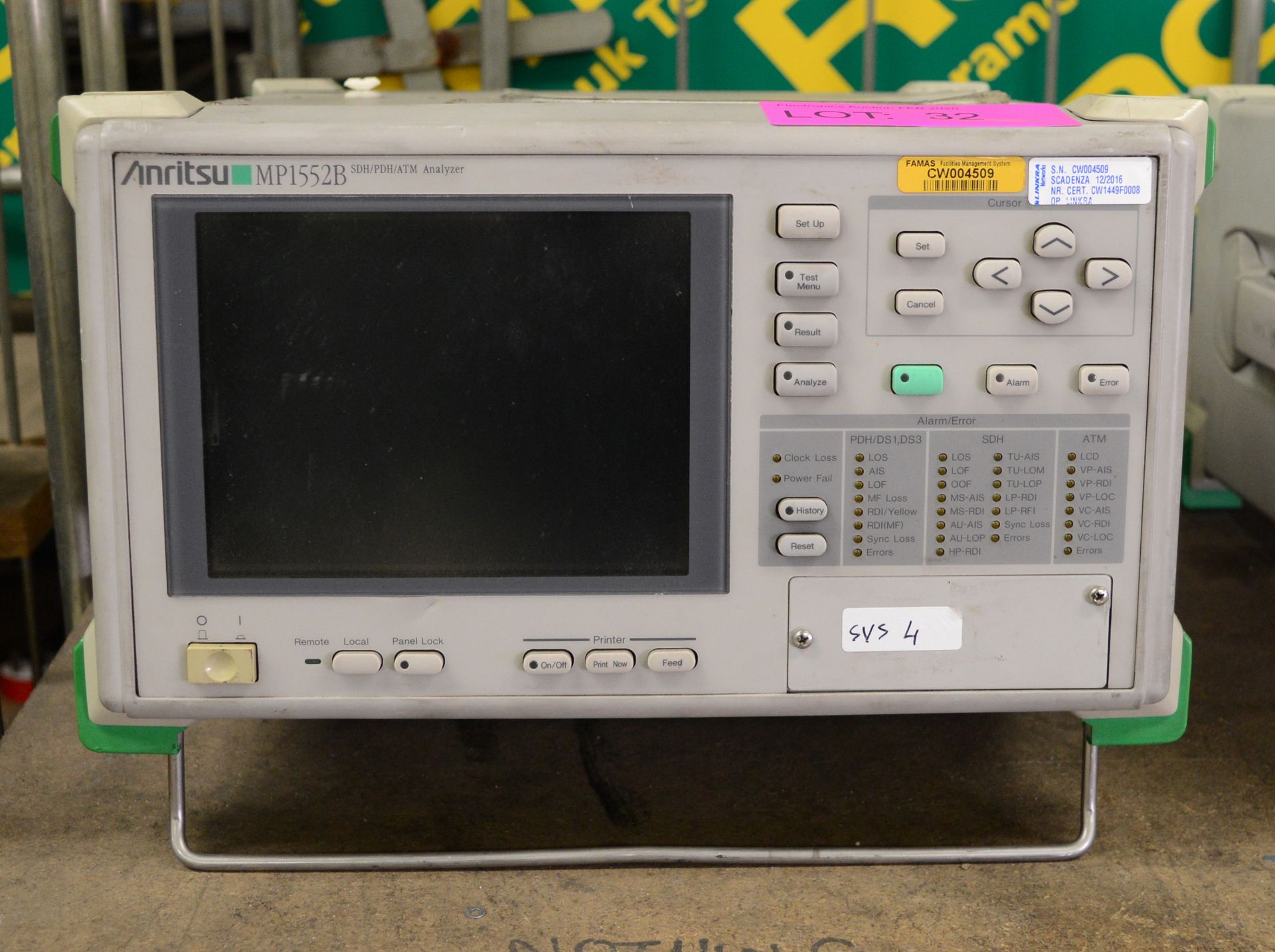 Anritsu MP1552B Analyzer.