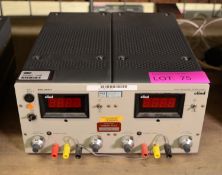 Elind 32DP32 Dual Regulated Power Supply.