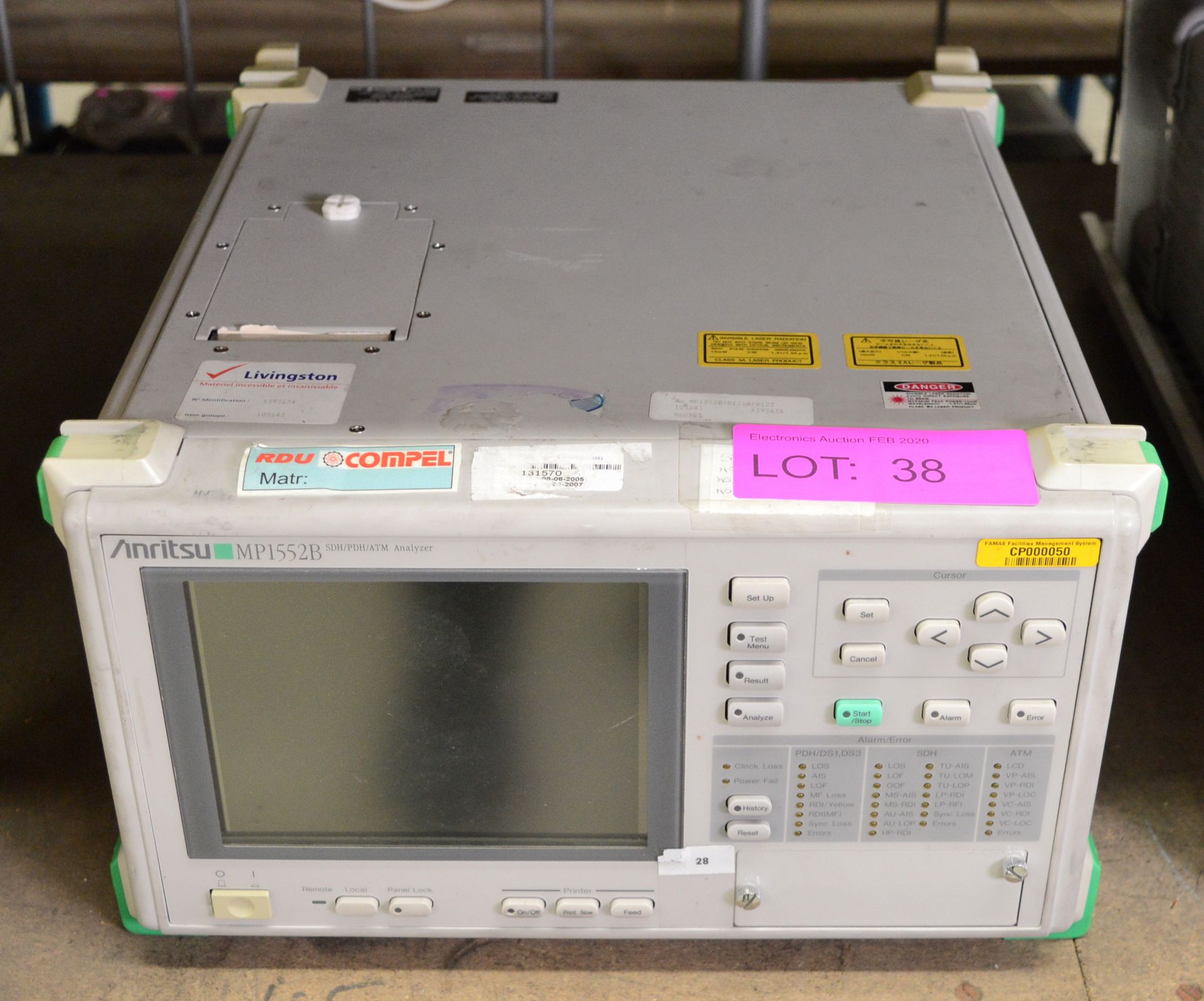 Anritsu MP1552B Analyzer.