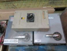 3 X ISOLATOR BOXES