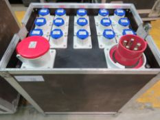 FLIGHT CASE MOUNTED 415V & 240V DISTRIBUTION BOX