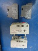QTY OF STEGO THERMOSTATS AND ABB CONTACTS