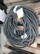 2 X 25M LENGTHS OF SOCA PEX 19 POWER CABLES