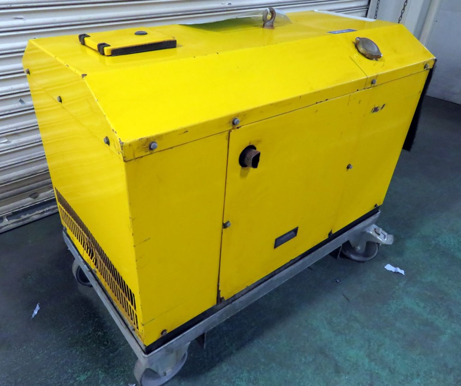 Harrington 7Kva Trolley Mounted Generator. Runs And Volts But Not Load Tested. Unknown Hours. - Image 8 of 8