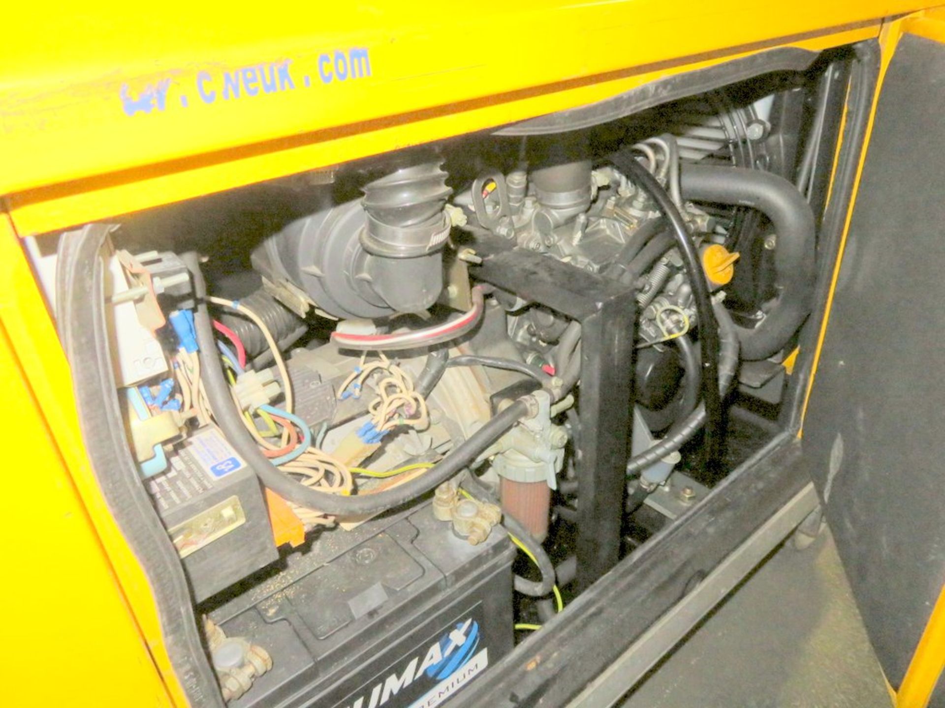 Harrington 7Kva Trolley Mounted Generator. Runs And Volts But Not Load Tested. Unknown Hours. - Image 6 of 8