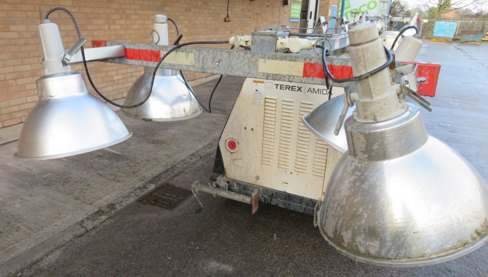 Terex Amida Lighting Tower. 3929 Hours. Manufactured 2006. Model: AL4050D-B-4MH. - Image 6 of 16