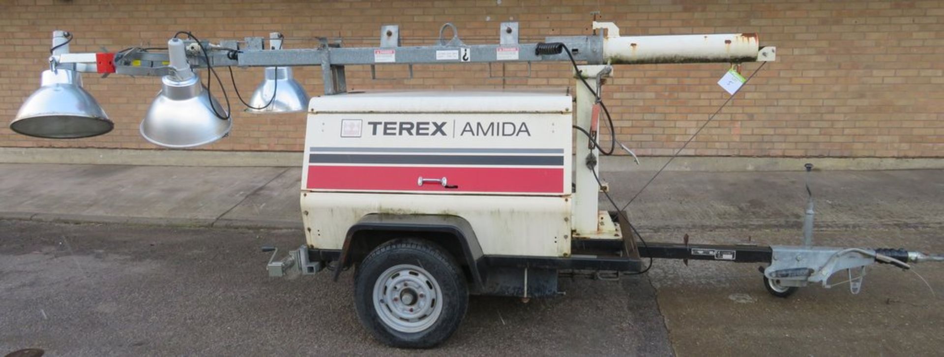 Terex Amida Lighting Tower. 3929 Hours. Manufactured 2006. Model: AL4050D-B-4MH.