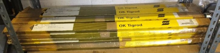 ESAB Welding Wire - OK Tigrod 16.75 2.4mm x 1000mm - 100 per pack - 5kg packs - 24 packs