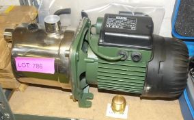 Anteon UK 102M Bare Water Pump 110V - DAB Jetinox