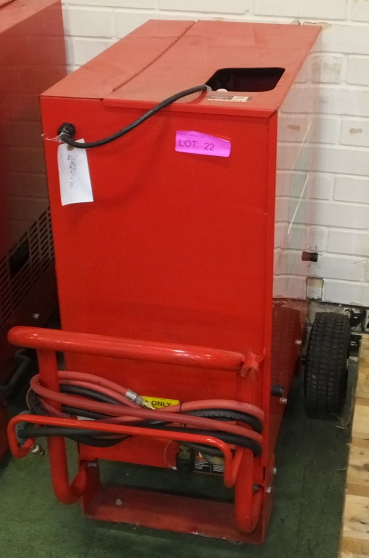 Diesel Hot Water Pressure Washer - 120V 5A Supply.