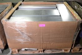 Pallet of Galvanised Steel Racking Shelf Components.