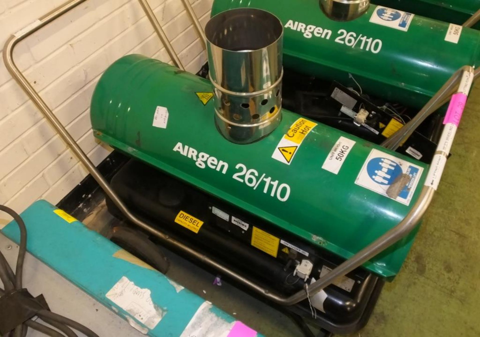 Airgen 26/110 Porta Heater 75 Diesel Fuel - Image 2 of 2