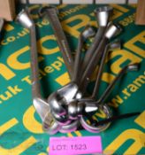 7x Matador Whitworth Ring Spanners.