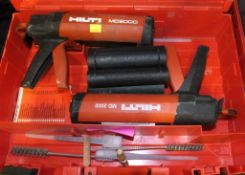 Hilti MD-2000 Manual Epoxy Dispenser & Case