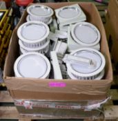 39x Circular LED Downlights with 30W LED Constant Current Drivers.