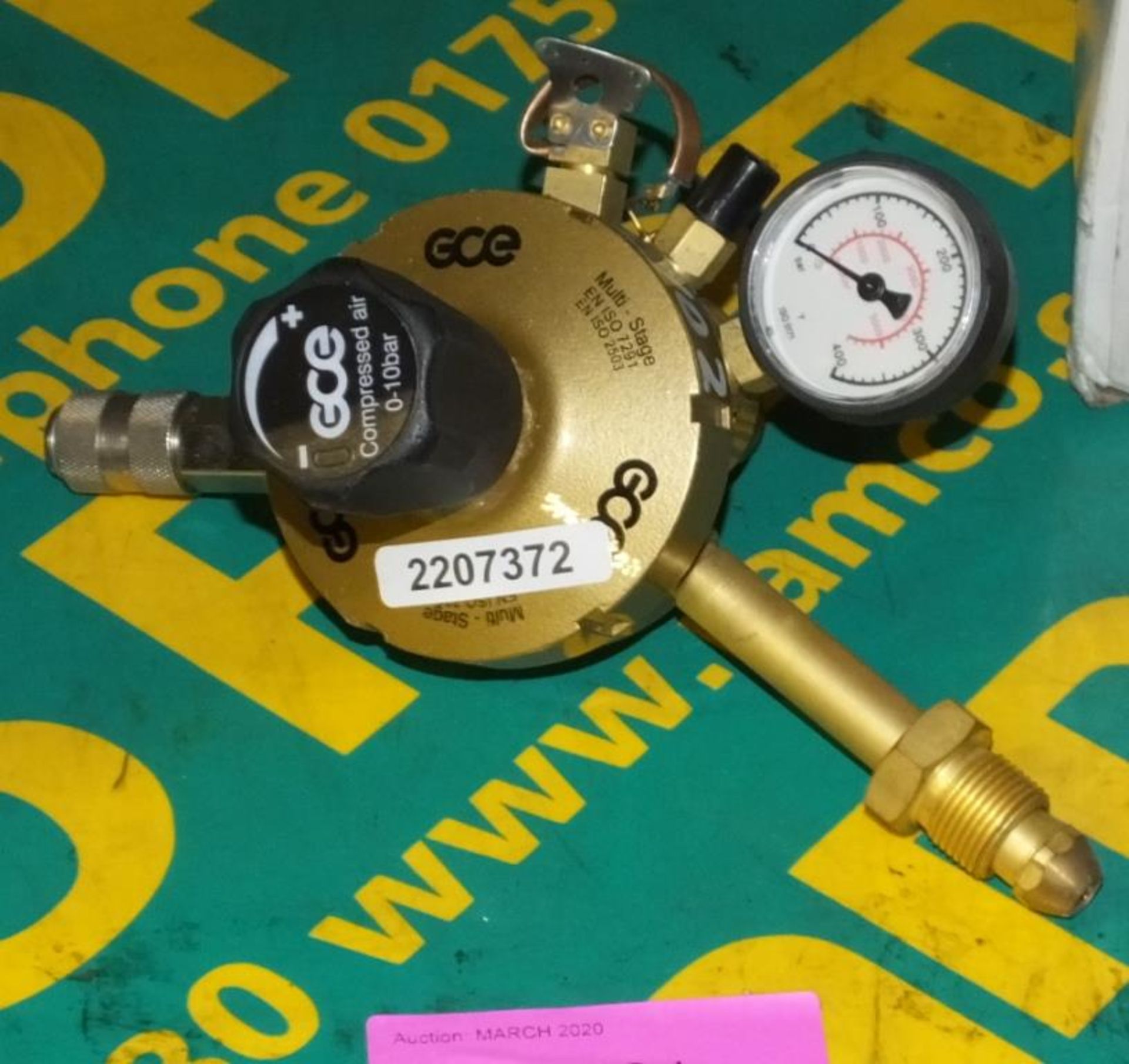 Gas Regulator - GCE 0-10 bar