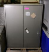 Steel Storage Cabinet W920 x D490 x H1220mm.