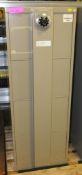 4 Draw Filing Cabinet With Spin Lock Bar W470mm x L700mm x H1320mm - combination unknown