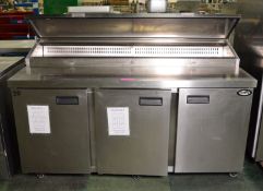 Foster FPS3HR Refrigerated Pizza Deck W1720 x D850 x H 1060mm.
