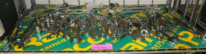 Hand Tools - Spanners, Sockets, Bars