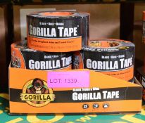 5x Rolls Black Tough & Wide Gorilla Tape.