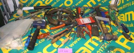 Hand Tools - Hammer & Spare Heads, Spanners, Screwdrivers