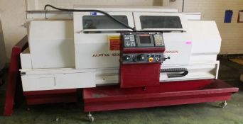 Harrison Alpha 400U CNC Lathe - THIS LOT IS SUBJECT TO A £5 plus VAT LOADING CHARGE