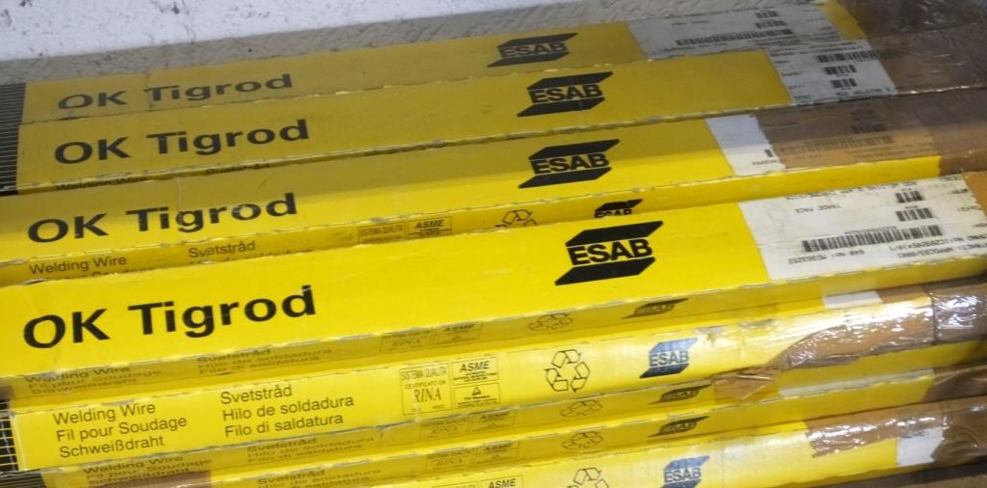 ESAB Welding Wire - OK Tigrod 16.75 2.4mm x 1000mm - 100 per pack - 5kg packs - 24 packs - Image 3 of 3