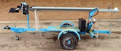 Henry Cooch Hand Winch Lighting Tower. Skylite 12MH. Manufactured 2011. Serial Number: 567