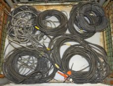 13x Electrical Power Cables 3 Phase 63 Amp