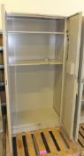 Metal Cabinet With Combi Lock L920mm x W490mm x H1830mm - combination unknown