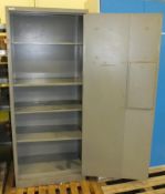 Metal Cabinet With Combi Lock L760mm x W520mm x H1830mm - combination unknown